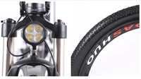 26” Folding Electric Mountain Bike – 250W, Dual Suspension