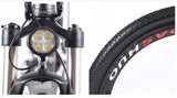 26” Folding Electric Mountain Bike – 250W, Dual Suspension