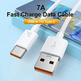 7A 100W USB Type C Super-Fast Charge Cable for Huawei P40 P30 Fast Charging Data Cord for Xiaomi Mi 13 12 Pro Oneplus Realme POCO Jack's Clearance