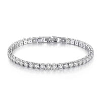 Lihong S925 Silver Zirconia Tennis Bracelet – Elegant Jewelry