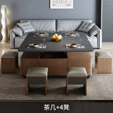 Lift-Top Nordic Coffee Table – Modern Storage Organizer