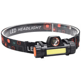 LED Head-Mounted Magnetic Flashlight – Rechargeable Strong Light for Night Fishing & Outdoor Use