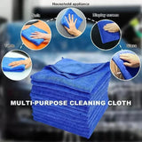 Lint-Free Microfiber Cleaning Cloths – Super Absorbent & Reusable for Car Windows