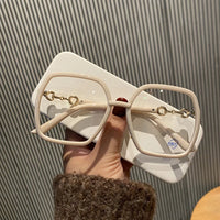 Oversized Square Eyeglasses Woman Men 2022 New Blue Light-blocking Male Female Eyewear Trendy Glasses for Reading 1PCS Jack's Clearance