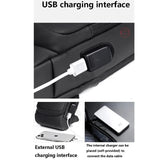 Men Multifunction Anti Theft USB Shoulder Bag Man Crossbody Cross Body Travel Sling Chest Bags Pack Messenger Pack Jack's Clearance