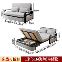Foldable Queen Sofa Beds King Single Modern Living Room Adjustable Bed Frames Multifunctional Storage Furniture Jack's Clearance
