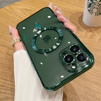 Magnetic Wireless Charging Case for iPhone with Transparent Design and Soft Silicone Cover Jack's Clearance