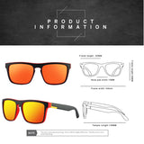 Fashion Vintage Square Sports Sunglasses For Men Women Fishing Driving Man Brand Designer Sun Glasses Anti-Glare Eyewear UV400