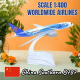 1:400 Scale Diecast Aircraft Model - Boeing & Airbus Airlines from Around the World