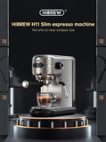 HiBREW 20 Bar Semi-Automatic Espresso Machine – ESE Pod & Powder