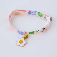 Cat Collars Adjustable Pet Collar For Bell Safety Buckle Planet Jewelry Flower Cute Dog Necklace Pet Products Cat Accessories