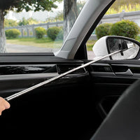 Telescopic Car Mirror & Window Cleaning Brush – Anti-Fog Wiper Tool
