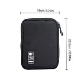 Storage Bag Electronic Accessory Organizer Portable Usb Data Cable Charger Plug Travel Waterproof Organizer Jack's Clearance