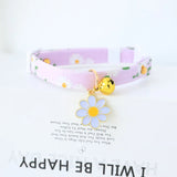 Cat Collars Adjustable Pet Collar For Bell Safety Buckle Planet Jewelry Flower Cute Dog Necklace Pet Products Cat Accessories