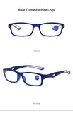HD Anti Blue Light Reading Glasses – Sport Style Non-Slip Computer Eyewear +1.0~+4.0