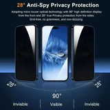 5-Pack Full-Cover Privacy Screen Protectors – Anti-Spy Glass for iPhone (8 to 16 Pro Max)