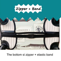 Thick Elastic World Map Luggage Protective Cover Zipper Suit For 18-32 inch Bag Suitcase Covers Trolley Cover Travel Accessories