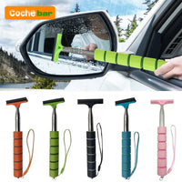 Telescopic Car Mirror & Window Cleaning Brush – Anti-Fog Wiper Tool