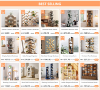 Rotating Bookshelf Organizer – Stylish Storage for Books & Magazines