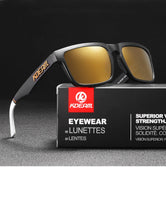 KDEAM 2022 Square Men's Polarized Sunglasses Outdoors Lifestyle Coating Sun Glasses New Matching Colors With Box