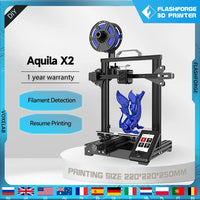 Voxelab Aquila X2 3d Printer Kit High Precision Filament Detect Heating Bed Resume Printing Silent Mainboard 220*220*250mm Jack's Clearance