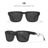 KDEAM 2022 Square Men's Polarized Sunglasses Outdoors Lifestyle Coating Sun Glasses New Matching Colors With Box