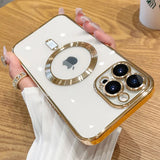 Magnetic Wireless Charging Case for iPhone with Transparent Design and Soft Silicone Cover Jack's Clearance