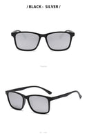 2024 New Men's Business Polarized Sunglasses Square Frame Fashion Sunglasses Outdoor Fishing Driving
