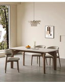 Modern Marble Dining Table – Low Square Island Design for Meetings & Home