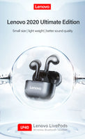 Original Lenovo lp40 Bluetooth Earphone 5.0 Immersive Sound HIFI TWS With Microphone Touch Control For Long Standby Time Motion