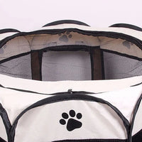 Foldable Pet Tent Kennel - Easy Outdoor Shelter for Dogs & Cats
