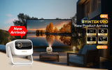 BYINTEK P70X Mini Projector – 4K Support, 3D, WiFi, Built-in Battery