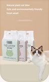 6L Tofu cat litter quickly clumping deep deodorized 2mm cat litter with fresh and natural material cat clean