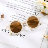 Korea Kids Cute Round Sunglasses for Baby Girls Boys Children Sun Glasses Outdoors UV400 Protection Candy Color De Sol Gafas