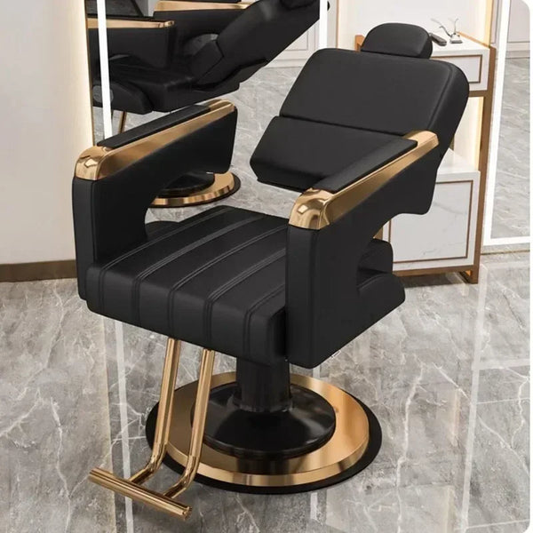 Luxury Reclining Hydraulic Barber Chair