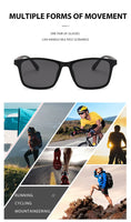 2024 New Men's Business Polarized Sunglasses Square Frame Fashion Sunglasses Outdoor Fishing Driving