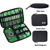 Storage Bag Electronic Accessory Organizer Portable Usb Data Cable Charger Plug Travel Waterproof Organizer