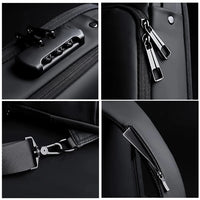 Men Multifunction Anti Theft USB Shoulder Bag Man Crossbody Cross Body Travel Sling Chest Bags Pack Messenger Pack Jack's Clearance