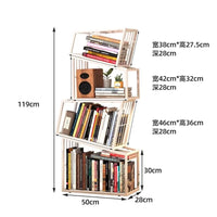 Rotating Bookshelf Organizer – Stylish Storage for Books & Magazines