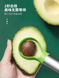 Avocado & Fruit Cutter Stainless Steel Kitchen Gadget