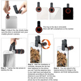 8x Long Focus Mobile Phone Lens 8x Mobile Phone Telescope Hd Camera Lens External Zoom Special Effect Lens Jack's Clearance