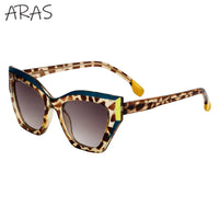 Sexy Cat Eye Sunglasses Women Men Big Frame 2024 Luxury Brand Vintage Fashion Cateye Sun Glasses Ladies Leopard Shades Eyewear