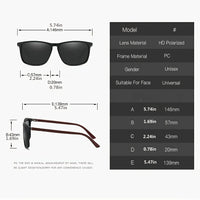 Men’s Polarized Sports Sunglasses – Lightweight UV400 Protection