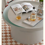 Nordic Round Coffee Table – High-End Minimalist Side Desk for Modern Living
