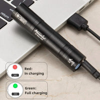 365nm UV Flashlight USB Rechargeable Mini Palm Ultraviolet Nail lamp Torch Pets Urine Cat tinea Money Ore Marker Detection Light