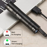 365nm UV Flashlight USB Rechargeable Mini Palm Ultraviolet Nail lamp Torch Pets Urine Cat tinea Money Ore Marker Detection Light