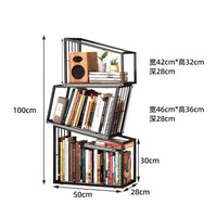 Rotating Bookshelf Organizer – Stylish Storage for Books & Magazines