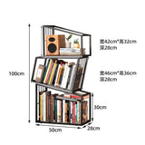 Rotating Bookshelf Organizer – Stylish Storage for Books & Magazines