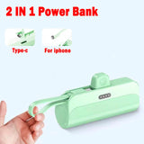10000mAh Mini Portable Power Bank External Battery Plug Play Power Bank Type C Fast Effective Charger For iPhone Samsung Huawei