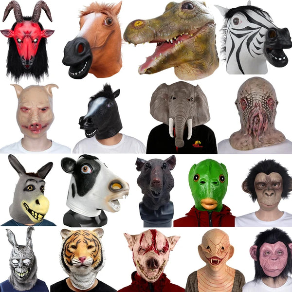 Halloween Deluxe Animal Head Mask